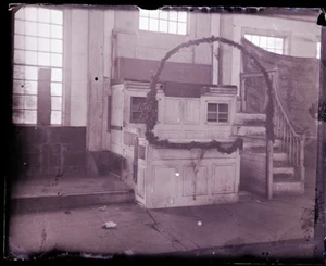 2ND (1) ONE EARLY 1900s GLASS NEGATIVE; HILLSBORO MEETING HOUSE, UNKNOWN LOCAL - Picture 1 of 1