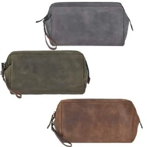 Berba Kulturbeutel Kosmetikbeutel Waschtasche Damen Herren Leder groß BRAM - Bild 1 von 33