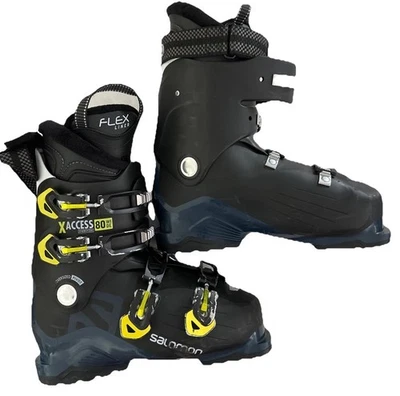 Botas de esquí Salomon X Access Flex 80 W para mujer talla 10,5 EE. UU. Mondo 27,5 negro azul nieve Foto 1 de 4