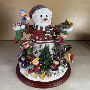Danbury Mint The Peanuts Christmas Snowman ☃️ sehr gepflegt funktionstüchtig! - Bild 1 von 12