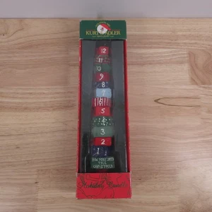 Kurt S Adler Kerze Santa's World Wachs Weihnachtskerze Tage bis Weihnachten - Bild 1 von 5