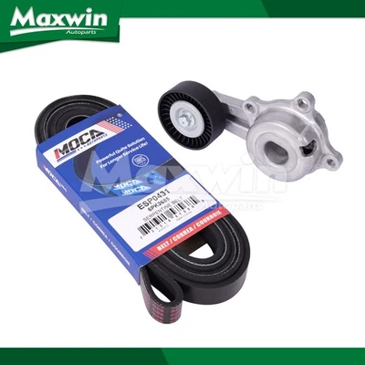 Kit de componentes de acionamento por correia Serpentine compatível com Ford E-450 F-250 F-350 Super Duty 6.2L - Imagem 1 de 4