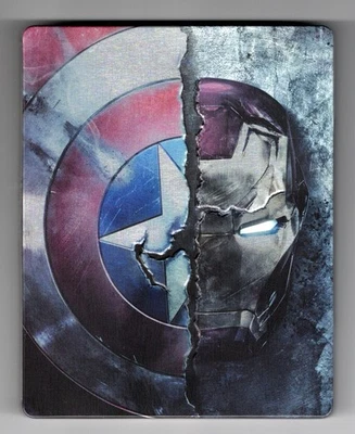 Captain America: Civil War (3D Blu-ray, Blu-ray) Limited Edition SteelBook - Image 1 of 2