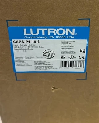 Панель питания Lutron CSPS-P1-10-6 10 выходов - Изображение 1 из 4