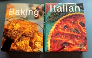 Set of 2 COOKSHELF Small Hardcover Cookbooks ~ Baking and Italian - Picture 1 of 4