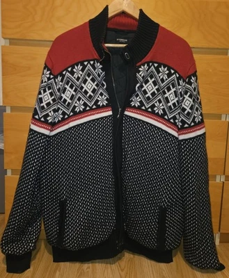 VTG 70s 80s USA McGregor Wool Icelandic Pattern knit Jacket - Image 1 of 3