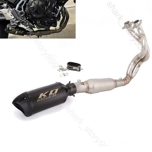 Ninja 650 For Kawasaki Z650 2023-25 Exhaust 51mm Muffler Tips Header Front Pipe - Picture 1 of 14