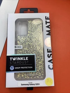 Samsung S20+ Case Mate Gold Glitter Case With 10’ Drop Protection - Picture 1 of 9