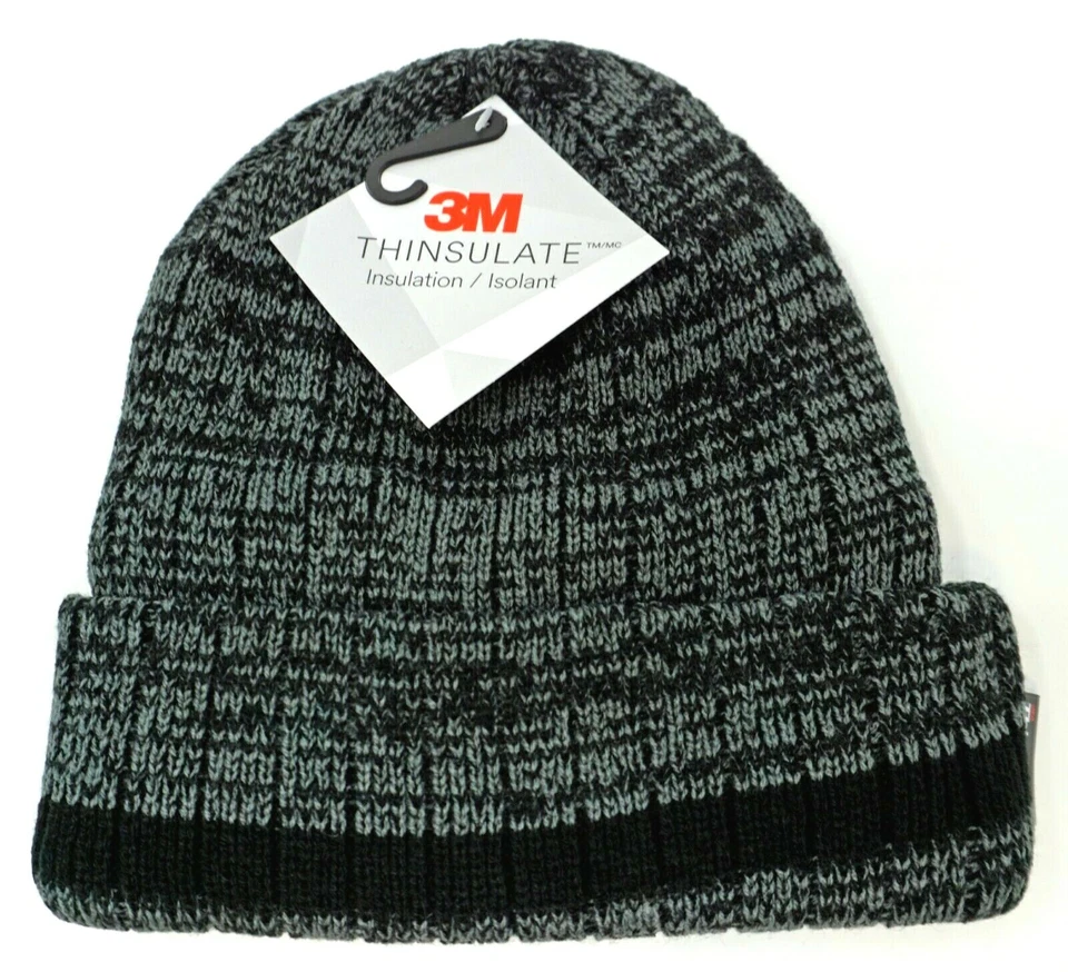 Puño Gorro Calavera Gorra Invierno Sombrero Forro Polar Adulto OSFM Negro Rayas Nuevo con Etiquetas Foto 1 de 1