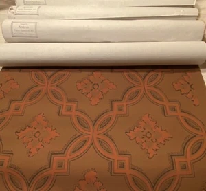 1 ADELPHI PAPER HANGINGS Sayward Gothic Hand Print Historic Wallpaper $800Retail - Picture 1 of 17