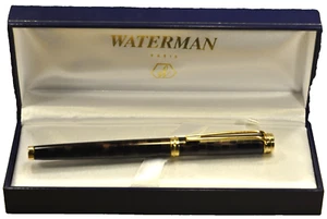 Pluma Estilográfica "Waterman" Harmonie Patio Marrón y GT Francesa "M" Nueva en Caja con Estuche y Papel - Imagen 1 de 18