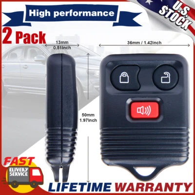 Para Ford Explore 2 Entrada sin llave Control remoto Coche Llavero Clicker Transmisor Foto 1 de 4