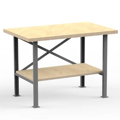 Profi Werkbank schwere Ausführung mit 40mm Multiplex Arbeitsplatte Massiv - Bild 1 von 4