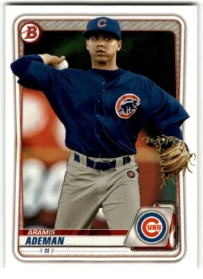 2020 Bowman Prospects Aramis Ademan #BP-110 Chicago Cubs - Image 1 of 2