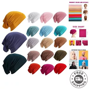 Breathable Elastic Undercap Hijab Set - 18 Mercerized Cotton Caps for Daily Wear - Picture 1 of 9