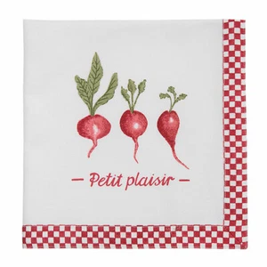 PETIT PLAISIR Serviette 40x40cm Clayre & Eef | Stoffserviette, Landhausküche - Bild 1 von 2