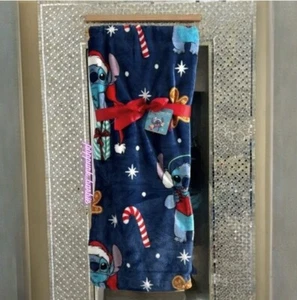 Christmas Stitch Plush Throw Blanket 60" X 70" - Picture 1 of 11