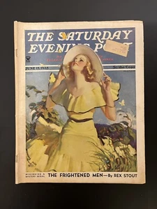 The Saturday Evening Post Magazine June 15, 1935 “Frightened Men” Vol 207 No. 50 - Picture 1 of 2