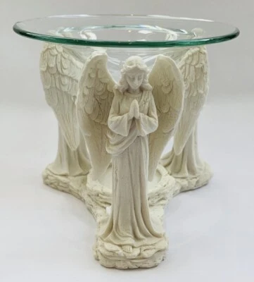Guardian Angel Oil Burner Ornament Graveside Memorial Remembrance Grave Figurine - Image 1 of 3