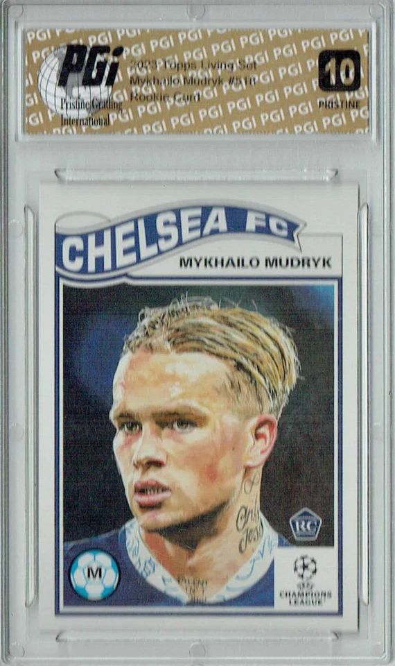 Mykhailo Mudryk 2023 Topps Living Set #518 PRISTINE Rookie Card PGI 10 - Image 1 of 1