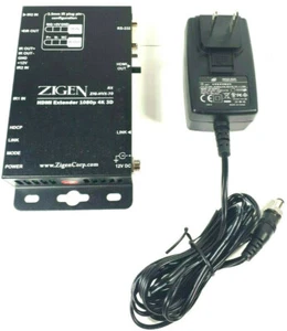 Zigen Extensor HDMI 1080p 4K 3D RECEPTOR ZIG-HVX-70 con Cable de Alimentación - PROBADO - Imagen 1 de 8