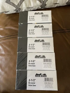(Lot of 5) New Rock River Bi-Metal Hole Saw 0207193 2-1/2" (64mm) - Picture 1 of 4