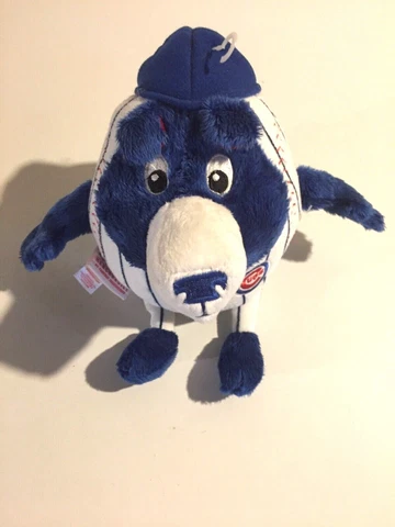 Orbiez~ CHICAGO CUBS ~Clark The Cub Mascot 9" Plush ~Genuine Merchandise~MLB~NEW Cover