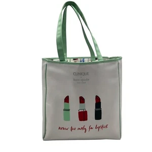 Kate Spade White Polyester Clinique Shopping Tote Bag - Picture 1 of 10