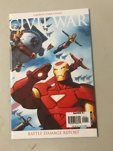CIVIL WAR - BATTLE DAMAGE REPORT #1 NM MARVEL 2007 - Picture 1 of 2