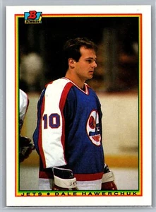 Dale Hawerchuk 1990-91 Bowman HOCKEY #129 Winnipeg Jets HOF - Picture 1 of 2