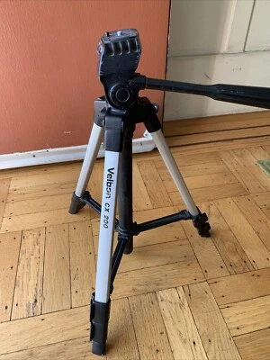 Velbon CX-200 Lightweight Aluminum Photo/Video Tripod 17.2" Expands to 45.1" New - Image 1 of 4