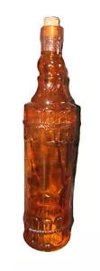 Botella-Imperial Dorado Naranja Dahomey Vidrio Texturizado Botella Decorativa (900-226) - Imagen 1 de 9