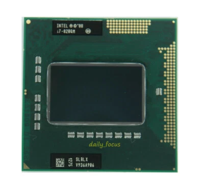 Intel Core i7-820QM 1.73 GHz 4cores 8 threads Socket G1 SLBLX CPU Processor - Image 1 of 4