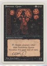 1995 Magic: The Gathering - Core Set: 4th Edition Sorceress Queen 2p6