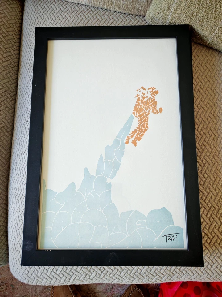 Impresión original "Un nuevo final" - Tekst Artist Foto 1 de 1