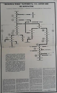 Cotton Seed Oil Manufacture (Mechanical World Flowsheet 145) - Bild 1 von 1
