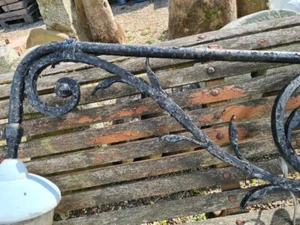 Reclaimed Period Wrought Iron Wall Mounted Light - Picture 1 of 4