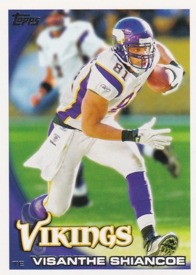 VIKINGS VISANTHE SHIANCOE 2010 TOPPS #134 - Image 1 of 1