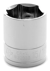 Herramienta de rendimiento Wilmar 15/16 pulgadas 1/2" unidad 6 puntos enchufe estándar, W32030 - Imagen 1 de 1