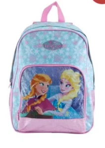 Disney Frozen Mädchen Rucksack Glitzer Schultasche Anna Elsa Backpack Neu mit Etikett UVP 16£ - Bild 1 von 4