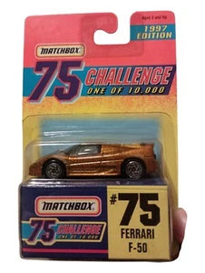 Matchbook 75 Challenge Edizione 1997 #75 Ferrari F-50 - Foto 1 di 3