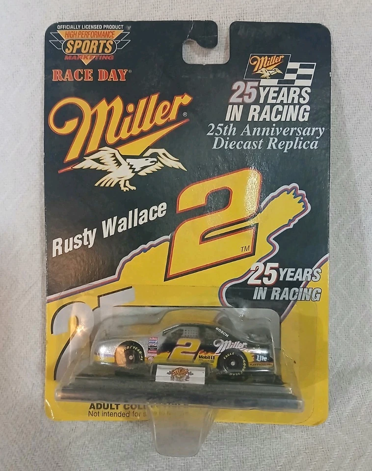 Rusty Wallace #2 Miller 1996 High Performance Sports Marketing 1/64 Diecast - Image 1 of 1