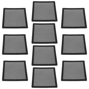 10 Pcs Staubnetz Lüfter Staubdichte Netzabdeckung Computerfall -Lüfterfilter - Photo 1/12