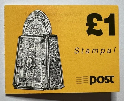 Ireland 1992 Shrine St. Patrick's Bell £1 Stampai Booklet Irish HB 39 Stamps MNH - Image 1 of 3