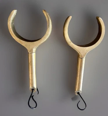 Cerraduras de remo de latón macizo 5" decoración marinero marítimo utilizables Foto 1 de 4