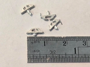 Piezas de accesorios de modelo de barco 4 cuñas Hawse Fairleads de metal blanco de 9 mm - Imagen 1 de 1