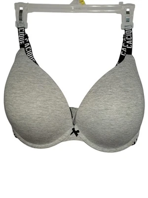 Lote de 3 Sujetadores Cacique 38H Con Aros Gris Rosa Punto Estampado Floral Acolchado Foto 1 de 4