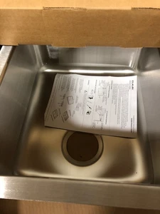 Elkay ELUH1316 Lustertone 16" Undermount Stainless Steel Kitchen Sink - Picture 1 of 2