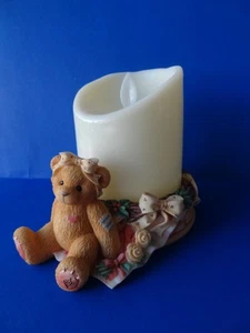 CHERISHED TEDDIES - MÄDCHEN AUF DECKE STUMPENKERZENHALTER - Bild 1 von 13