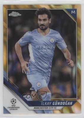 2021-22 Topps Chrome UCL Gold Lava Refractor Ilkay Gundogan #41 - Image 1 of 2